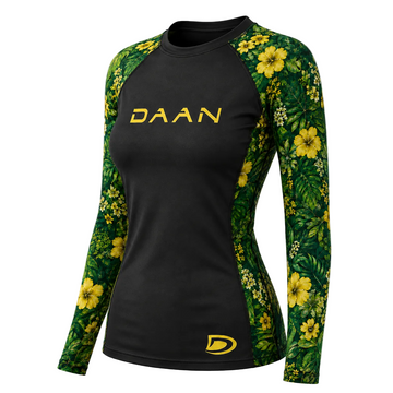 DAAN Emerald Bloom Women’s Long Sleeve Rash Guard