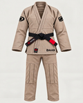 DAAN tan Ultralight BJJ gi for men, 300 GSM pearl weave jacket, view 4