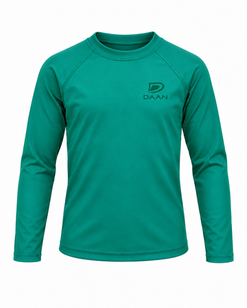 RASH GUARD - KIDS - GREEN