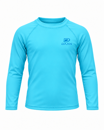 RASH GUARD - KIDS - SKY BLUE