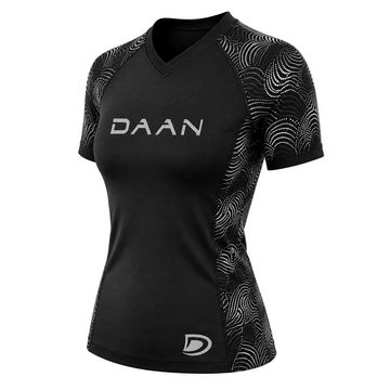 DAAN Lunar Wave Womens short Sleeve Rash Guard