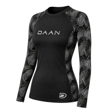DAAN Lunar Wave Womens Long Sleeve Rash Guard
