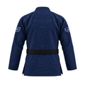 Navy BJJ gi pants in cotton ripstop with reinforced knees