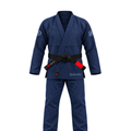 Navy blue Brazilian jiu jitsu gi, jacket and pants set