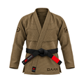 Khaki DAAN Nomad Elite BJJ gi jacket, military tan, front view