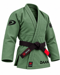 DAAN green Ultralight BJJ gi for men, 300 GSM pearl weave jacket, view 2