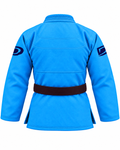 DAAN sky blue Ultralight BJJ gi for men, 300 GSM pearl weave jacket, view 3