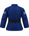 DAAN navy blue Ultralight BJJ gi for men, 300 GSM pearl weave jacket, view 3
