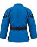DAAN ocean blue Ultralight BJJ gi for men, 300 GSM pearl weave jacket, view 3