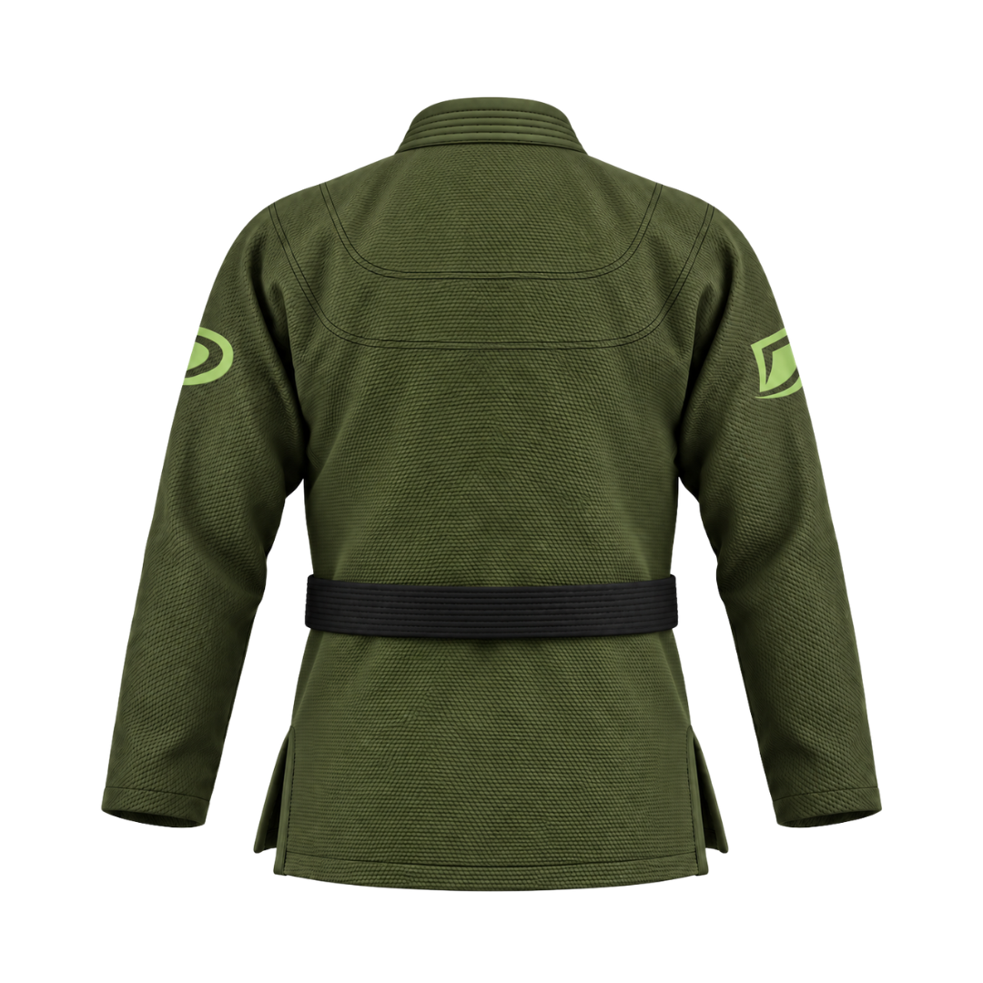 Olive green BJJ gi lightweight ripstop pants