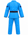 DAAN sky blue Ultralight BJJ gi for men, 300 GSM pearl weave jacket, view 5