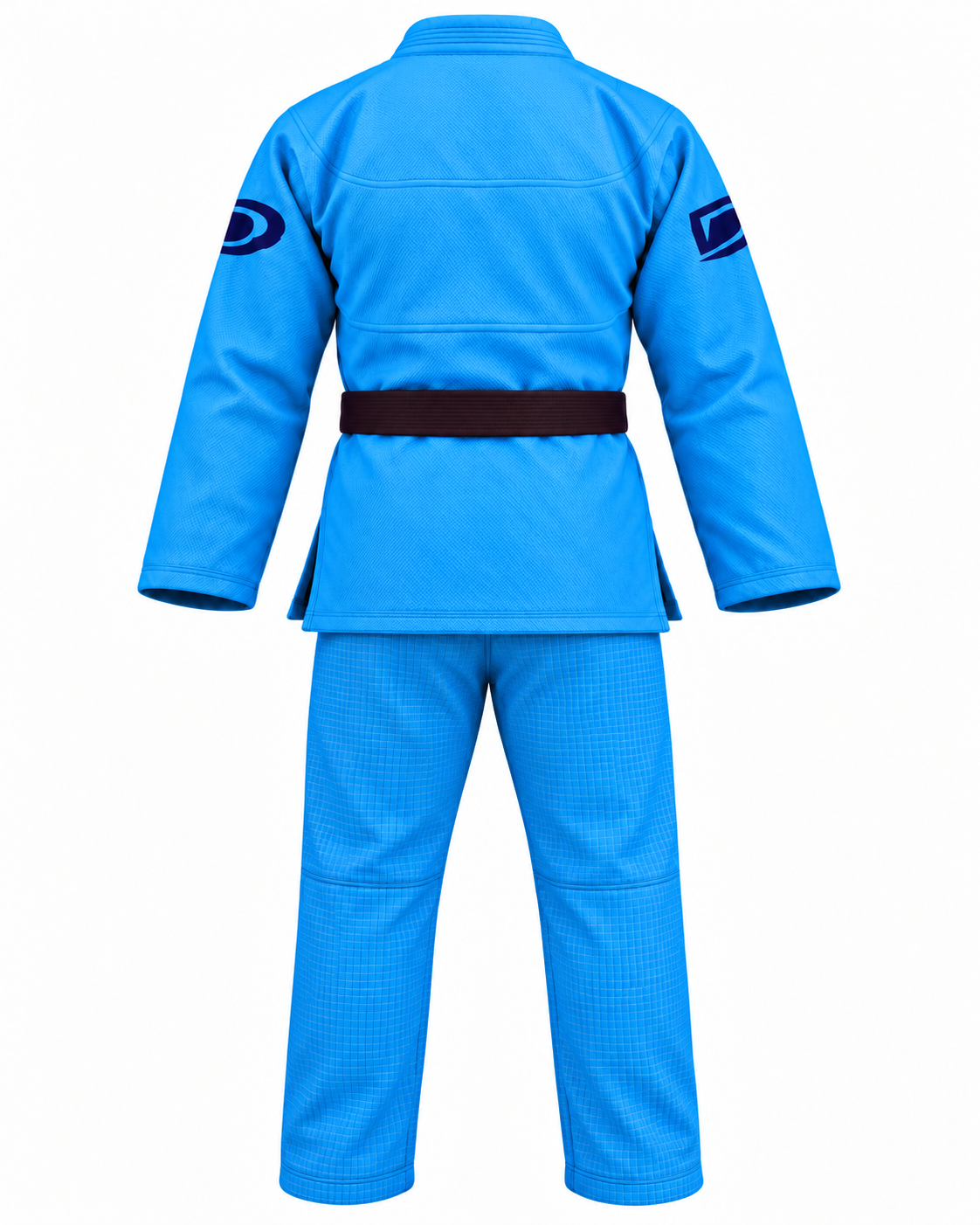 DAAN sky blue Ultralight BJJ gi for men, 300 GSM pearl weave jacket, view 5