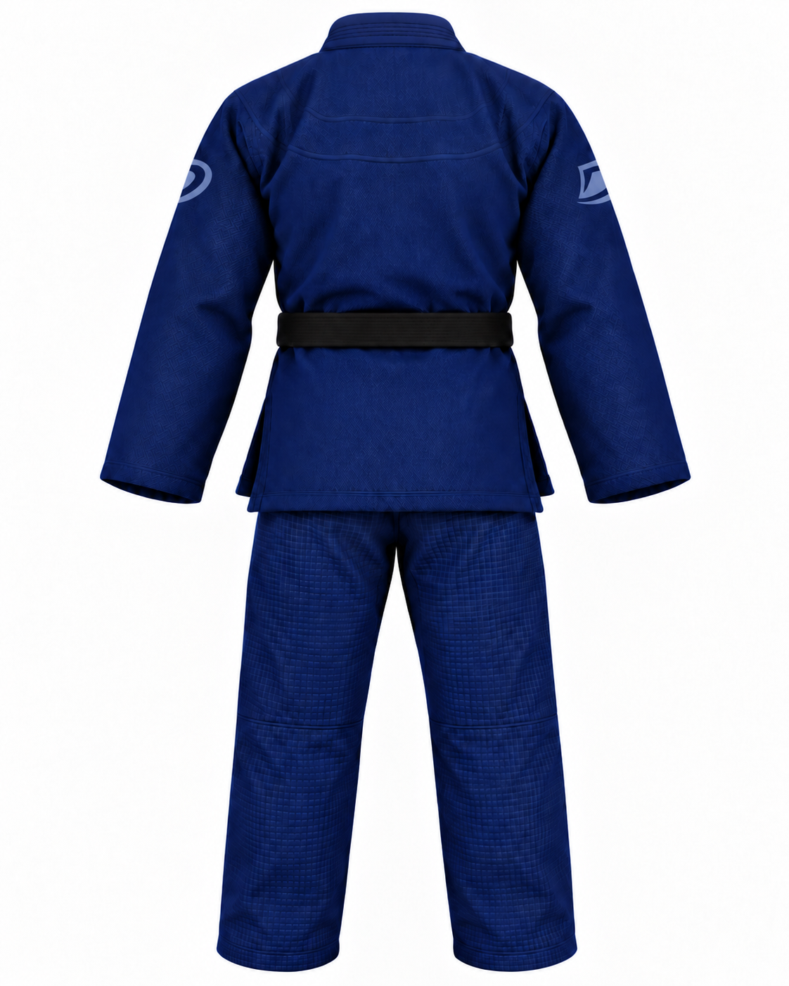 DAAN navy blue Ultralight BJJ gi for men, 300 GSM pearl weave jacket, view 6