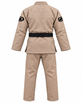 DAAN tan Ultralight BJJ gi for men, 300 GSM pearl weave jacket, view 6