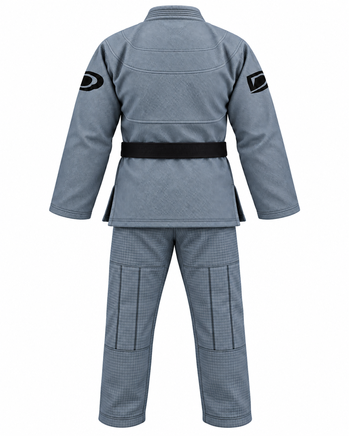DAAN grey Ultralight BJJ gi for men, 300 GSM pearl weave jacket, view 6