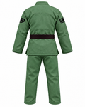 DAAN green Ultralight BJJ gi for men, 300 GSM pearl weave jacket, view 6