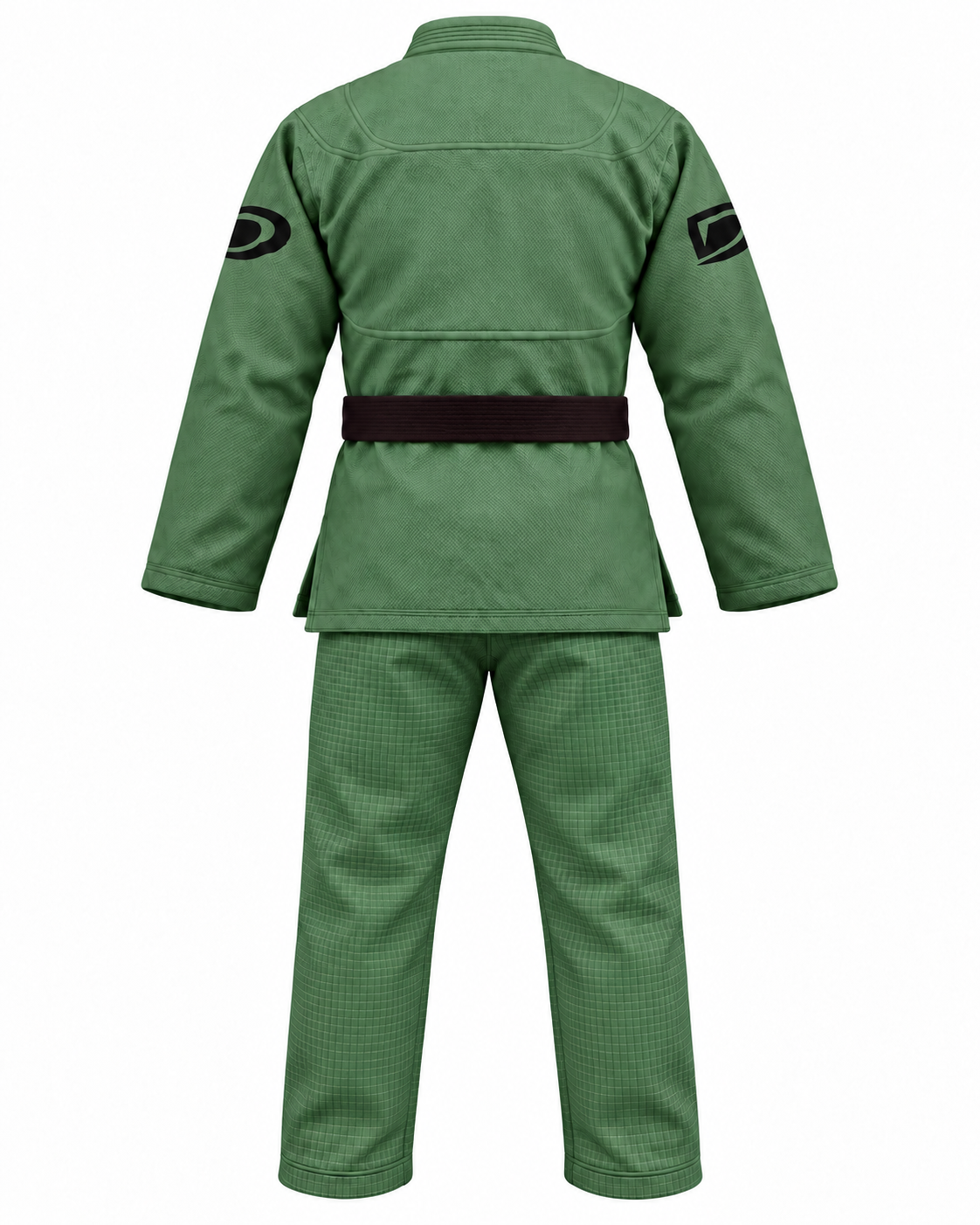 DAAN green Ultralight BJJ gi for men, 300 GSM pearl weave jacket, view 6