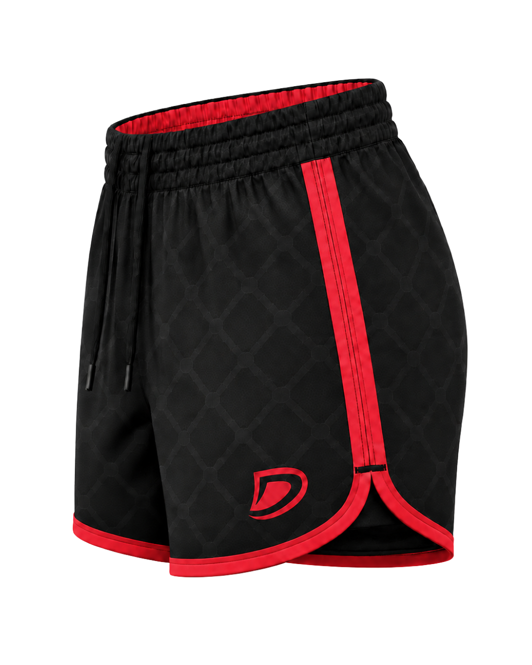 DAAN Obsidian Ember Women’s Grappling Shorts Red