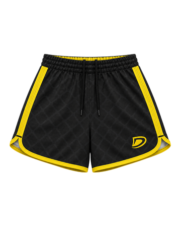DAAN Obsidian Ember Women’s Grappling Shorts Yellow