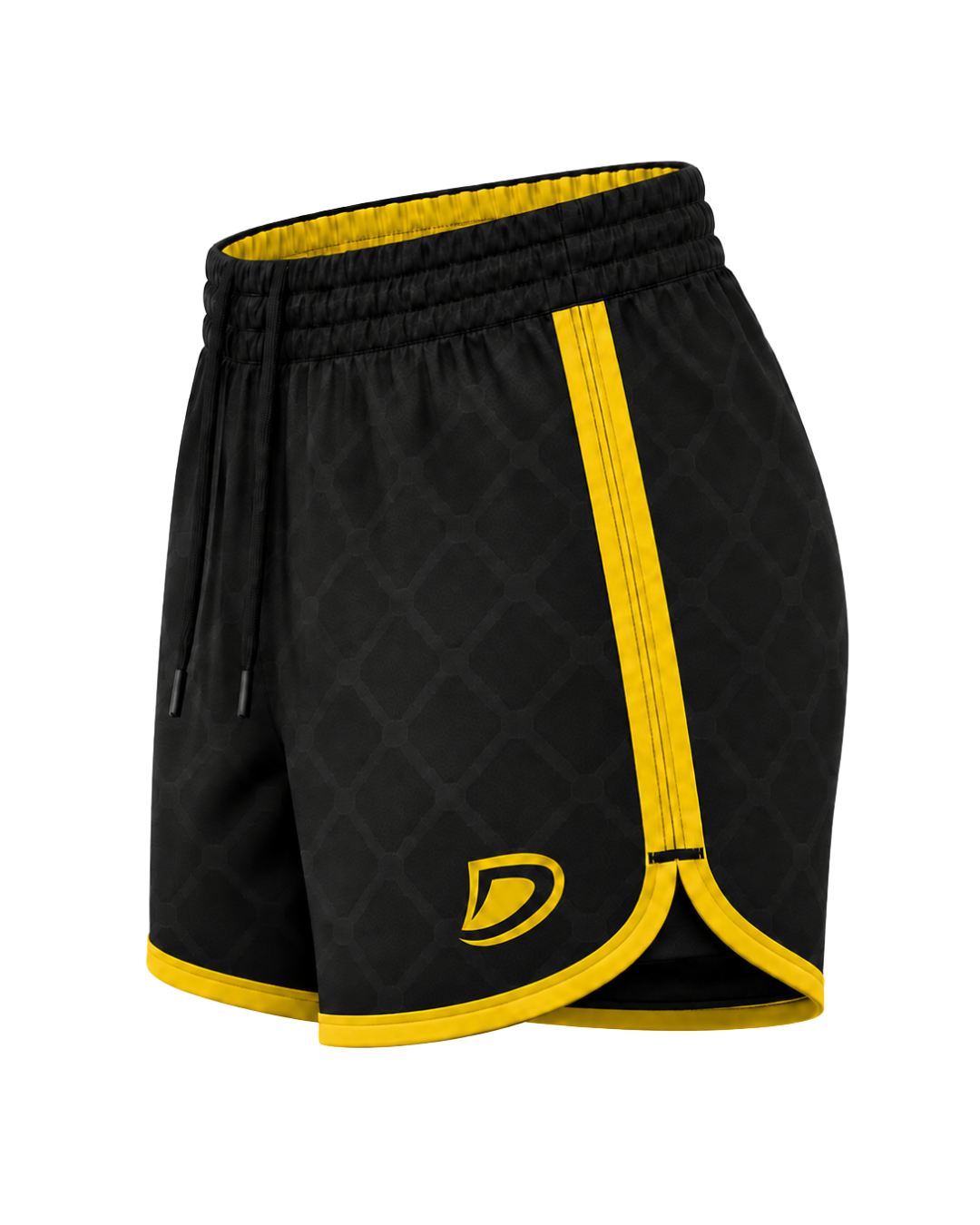 DAAN Obsidian Ember Women’s Grappling Shorts Yellow