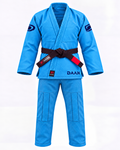 DAAN sky blue Ultralight BJJ gi for men, 300 GSM pearl weave jacket, view 6