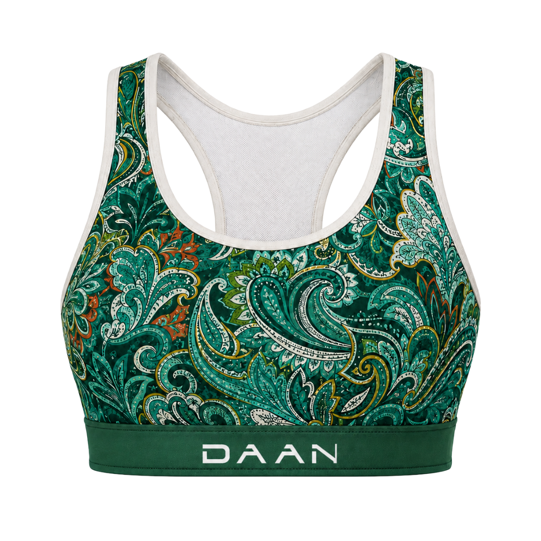 DAAN Verdant Paisley Sports Bra