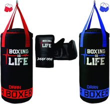 Load image into Gallery viewer, DAAN MMA Kids Boxing Punching Bag Set with Free Boxing Gloves Training Muay Fitness Workout Kickboxing Thai Taekwondo Exercise Fitness 50cm UNFILLED - DAANMMAUSA
