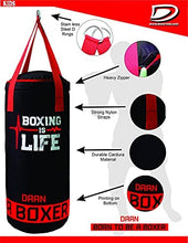 Load image into Gallery viewer, DAAN MMA Kids Boxing Punching Bag Set with Free Boxing Gloves Training Muay Fitness Workout Kickboxing Thai Taekwondo Exercise Fitness 50cm UNFILLED - DAANMMAUSA
