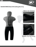 Daan Mma Grappling Dummy for Kids BJJ Wrestling Dummy Punching Bag MMA Brazilian Jiu Jitsu Children Judo Youth Throwing Boxing Dummy Dummies UNFILLED - DAANMMAUSA