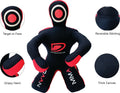 Daan Mma Grappling Dummy Judo Punching Bag Dummy BJJ Sitting Position Brazilian JIU Jitsu Submission Self Defense Wrestling Canvas Dummy UNFILLED - DAANMMAUSA