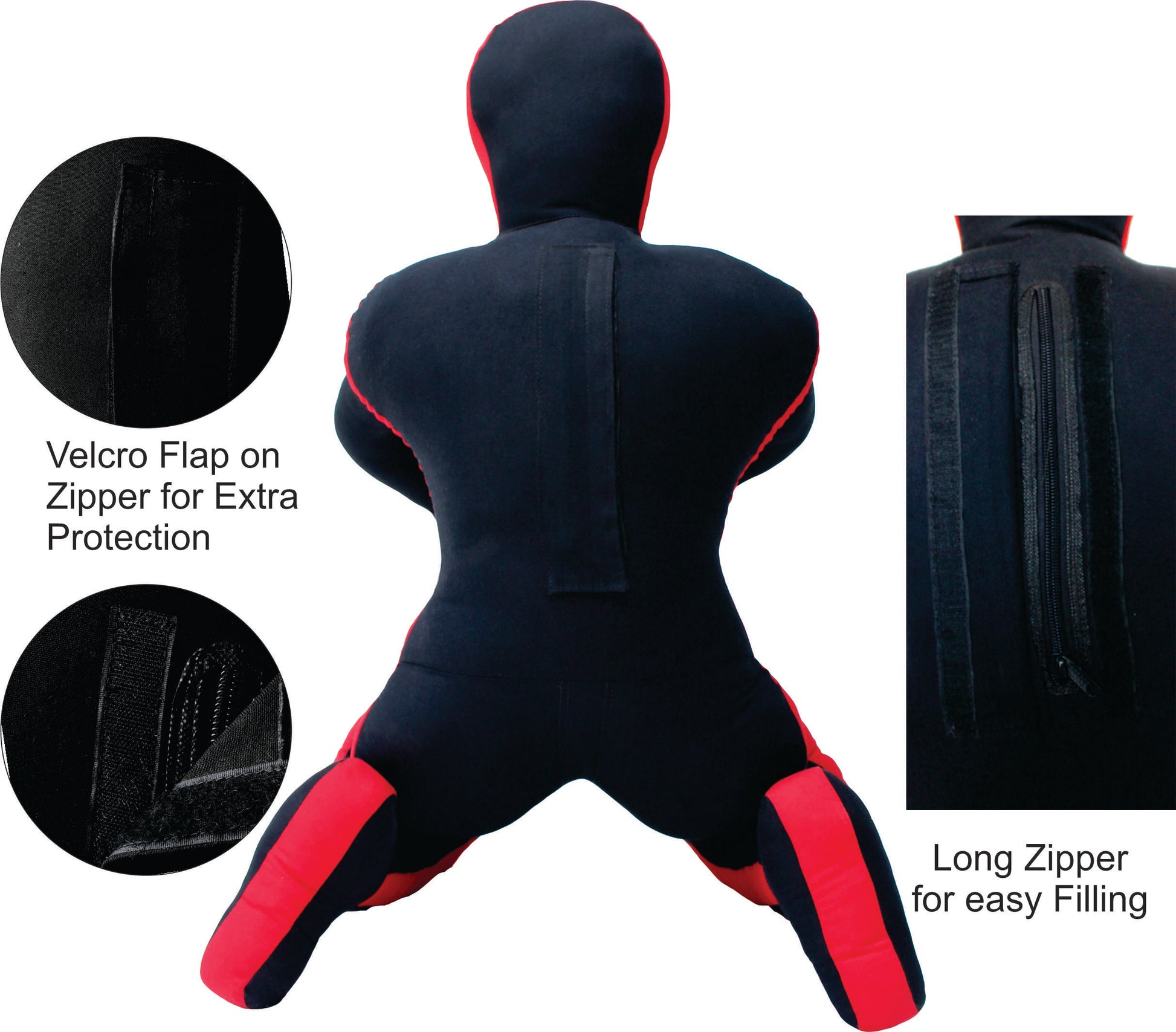 Daan Mma Grappling Dummy Judo Punching Bag Dummy BJJ Sitting Position Brazilian JIU Jitsu Submission Self Defense Wrestling Canvas Dummy UNFILLED - DAANMMAUSA