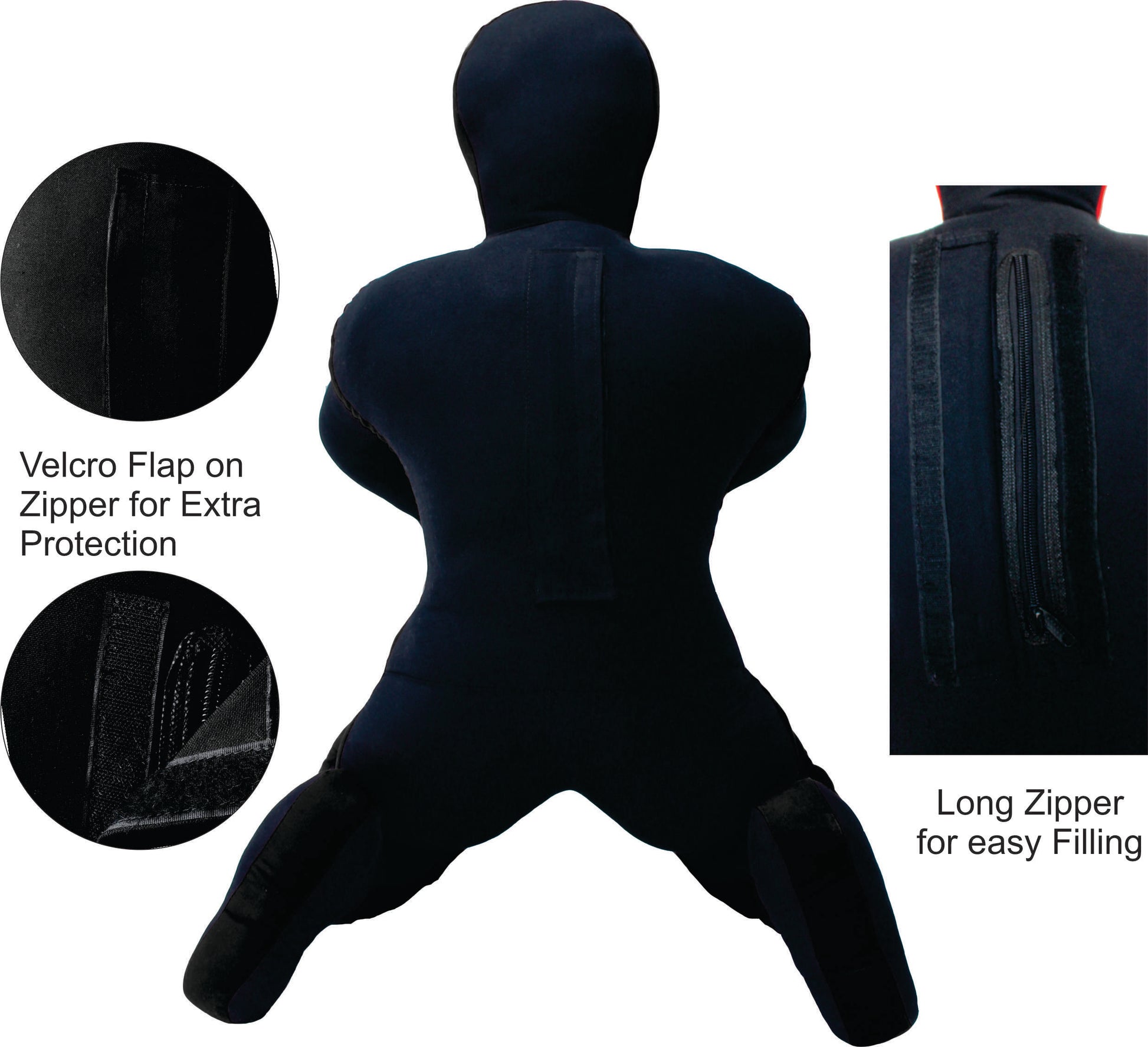 Daan Mma Grappling Dummy Judo Punching Bag Dummy BJJ Sitting Position Brazilian JIU Jitsu Submission Self Defense Wrestling Canvas Dummy UNFILLED - DAANMMAUSA