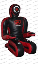 Load image into Gallery viewer, DAAN MMA Grappling Dummy Veg Leather Grappling Submission Dummy Wrestling Punching Throwing Boxing Sitting Dummy UFC for Submission Drills UNFILLED. - DAANMMAUSA
