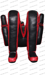 DAAN MMA Grappling Dummy Veg Leather Grappling Submission Dummy Wrestling Punching Throwing Boxing Sitting Dummy UFC for Submission Drills UNFILLED. - DAANMMAUSA